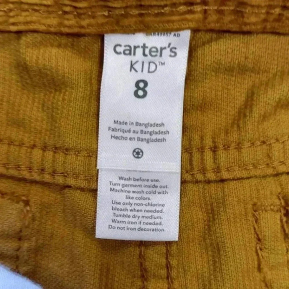 Carter’s Corduroy Light Brown Pants  Size 8 - Picture 8 of 10